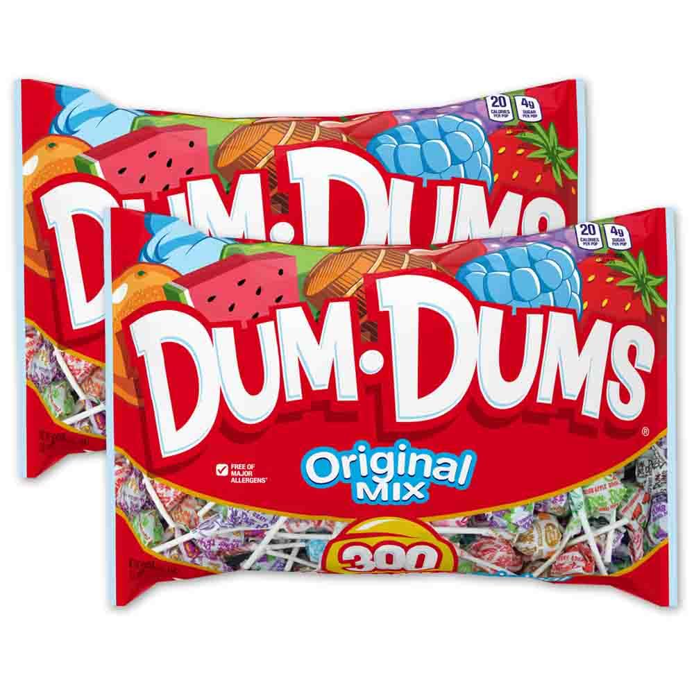 Dum Dums Original Mix 400 ct. Bag - All-Time Classic Flavors - Individually Wrapped Lollipops for Any Occasion!