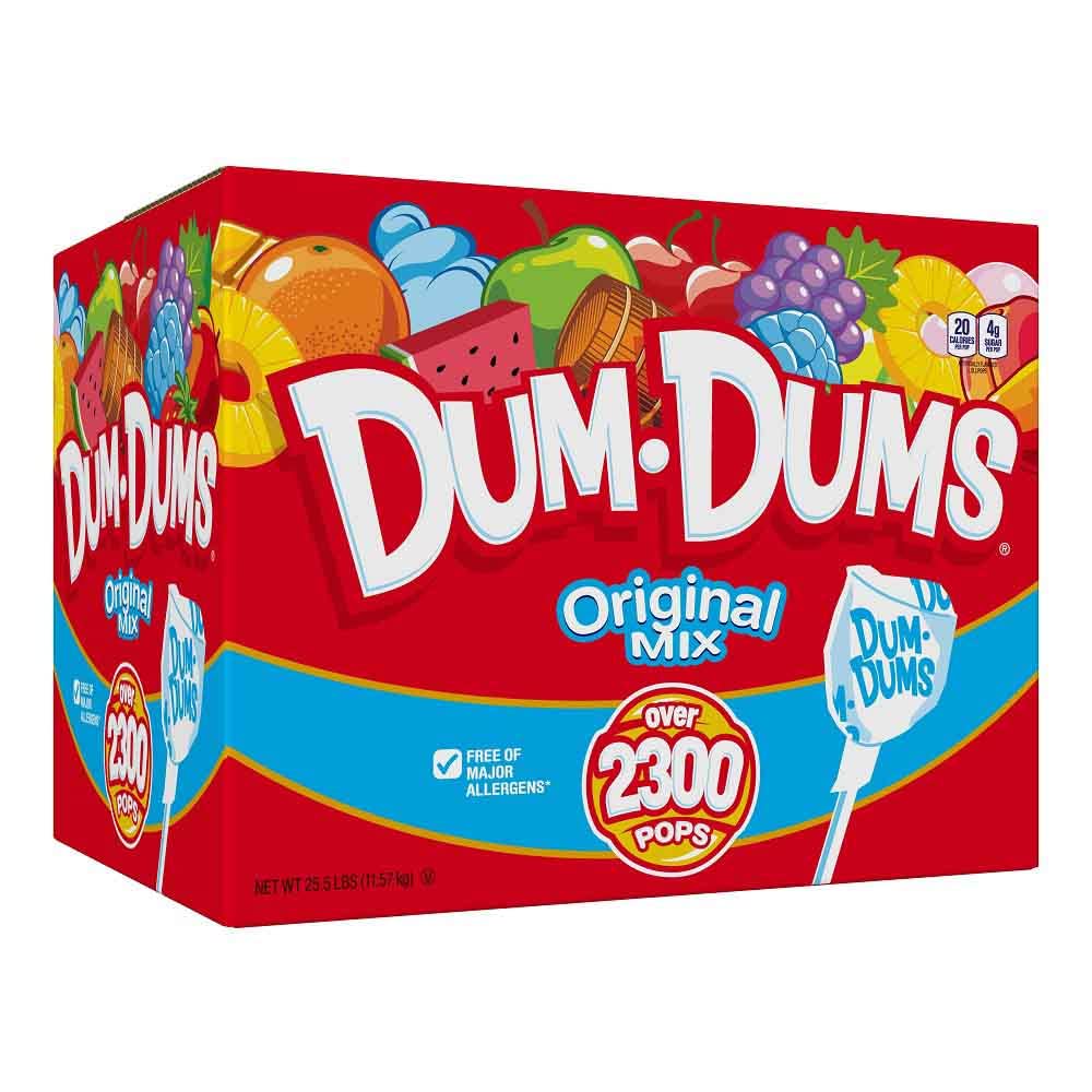 Dum Dums Original Mix 400 ct. Bag - All-Time Classic Flavors - Individually Wrapped Lollipops for Any Occasion!