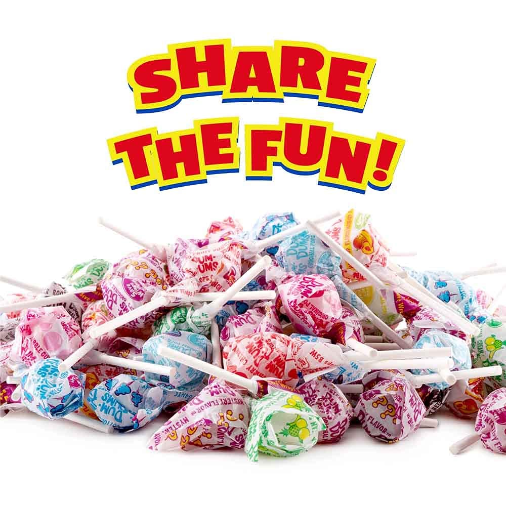 Dum Dums Original Mix 400 ct. Bag - All-Time Classic Flavors - Individually Wrapped Lollipops for Any Occasion!