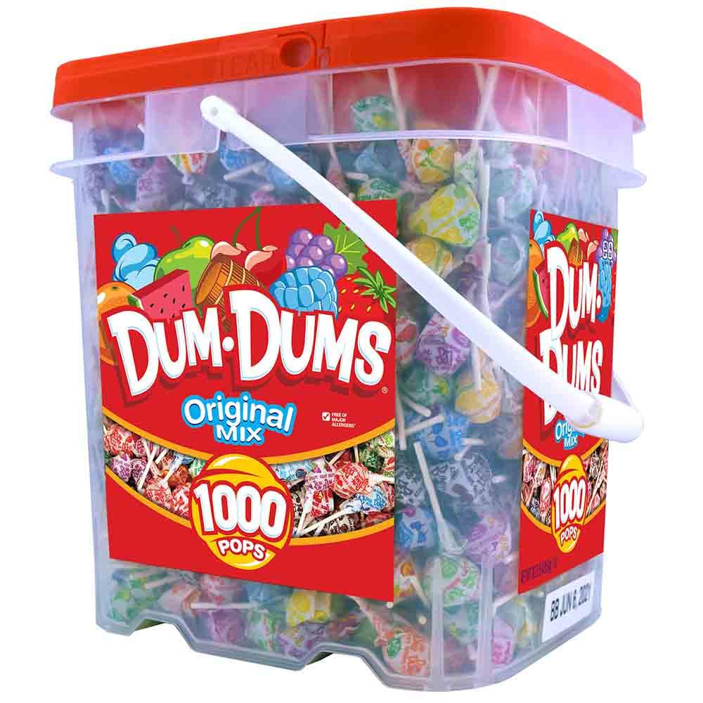 Dum Dums Original Mix 400 ct. Bag - All-Time Classic Flavors - Individually Wrapped Lollipops for Any Occasion!