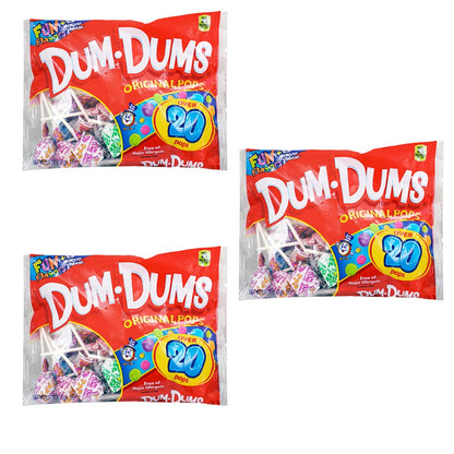 Dum Dums Original Mix 400 ct. Bag - All-Time Classic Flavors - Individually Wrapped Lollipops for Any Occasion!