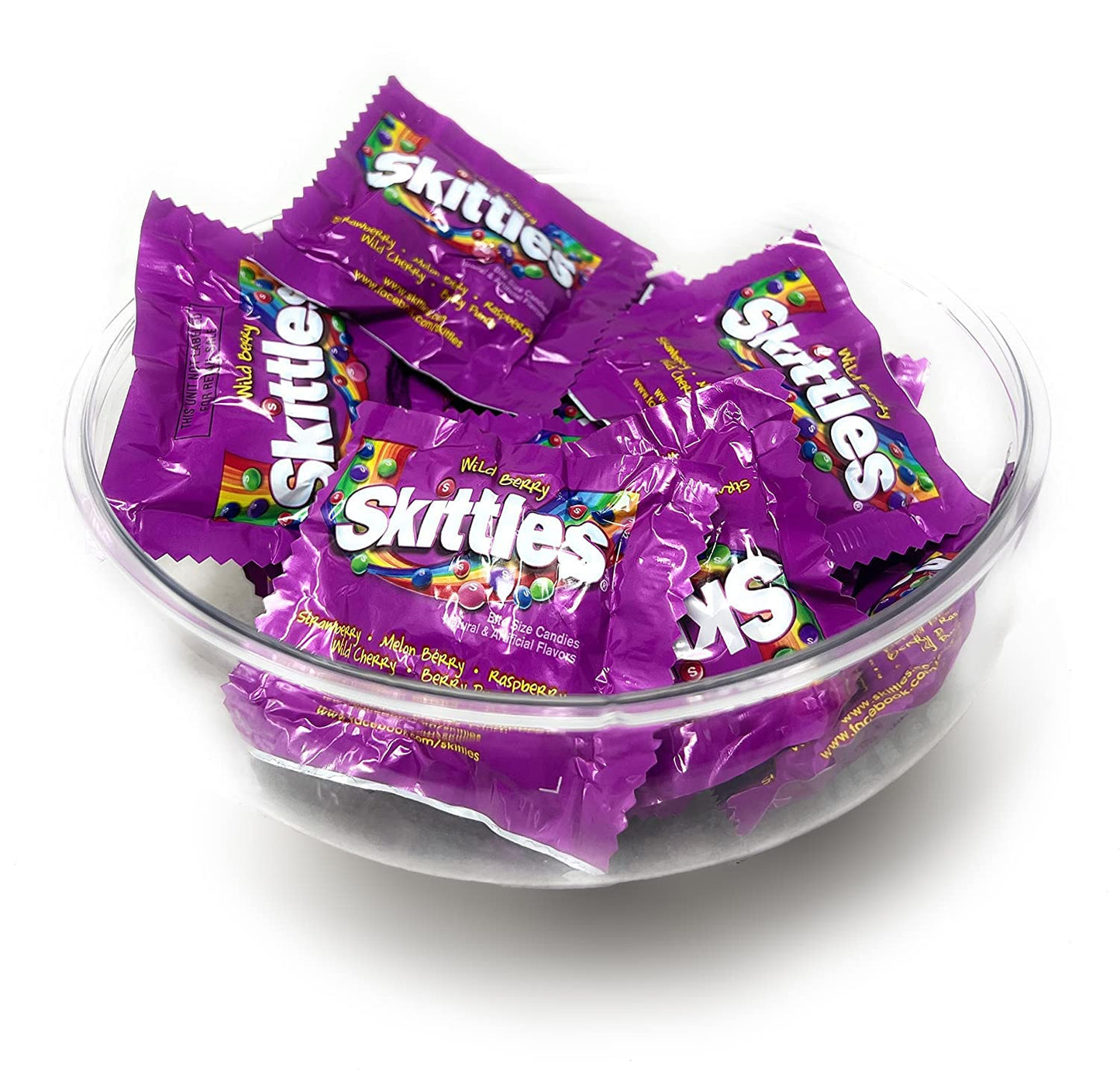 ASSORTIT X SKITTLES COLLAB Bulk Wild Berry & Original Favor 80+ Bite Size Packs Individually Wrapped Party Candy Assortment 3Lb (48 Oz)