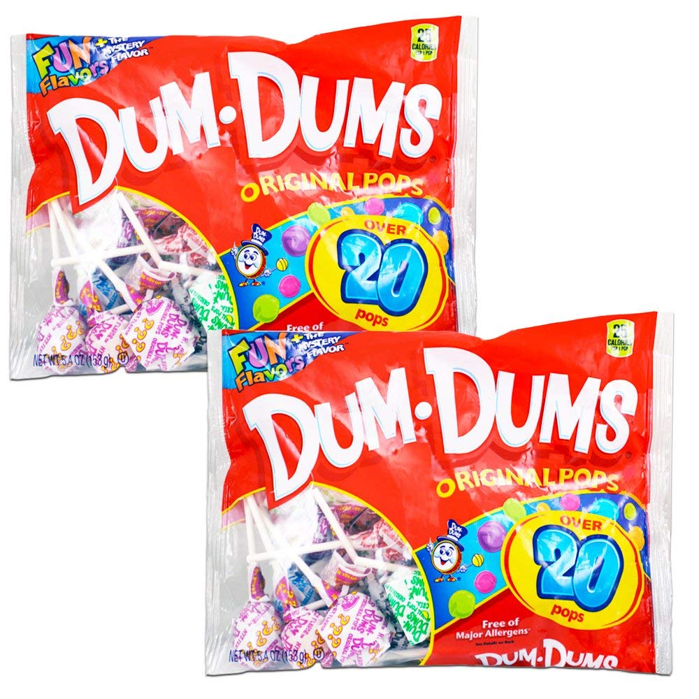 Dum Dums Original Mix 400 ct. Bag - All-Time Classic Flavors - Individually Wrapped Lollipops for Any Occasion!