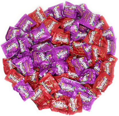 ASSORTIT X SKITTLES COLLAB Bulk Wild Berry & Original Favor 80+ Bite Size Packs Individually Wrapped Party Candy Assortment 3Lb (48 Oz)